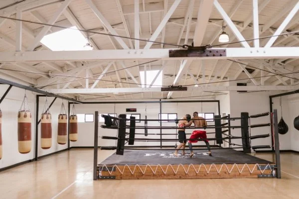 boxing ring fight night